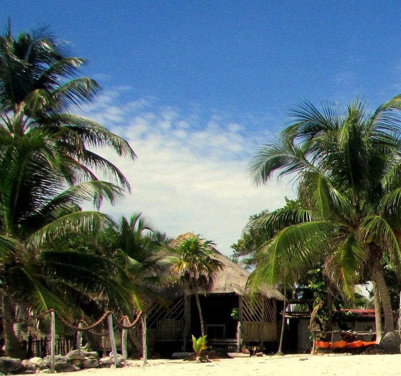 Cabanas Ecoturisticas Costa Maya Махауаль Экстерьер фото